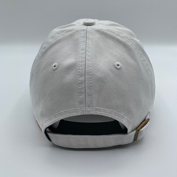 USA State of Mine Mens White Relaxed Fit Adjustable Strapback Hat - Picture 3 of 6